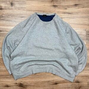 vintage 2000s grey starter blanket crewneck sweatshirt